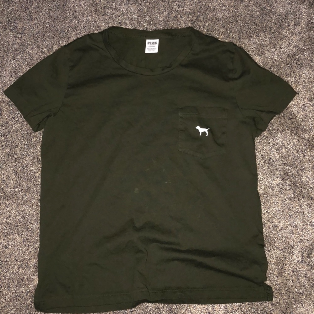 Pink Green Short Sleeve T-Shirt